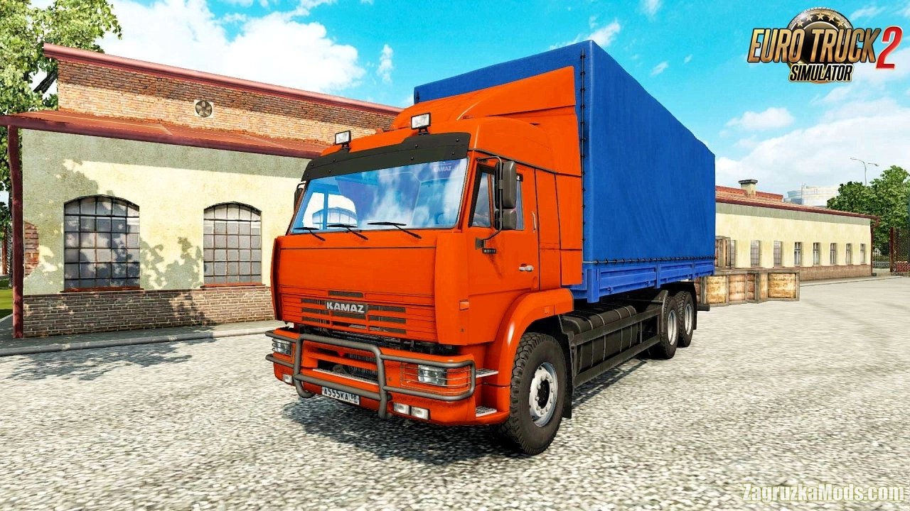 KamAZ 65117 Truck + Interior + Trailer v1.9 (1.49.x) for ETS2