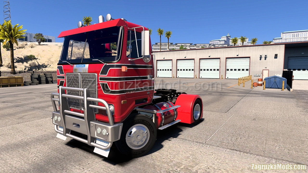 GMC White Cabover Truck v1.0 By Station95 (1.49.x) for ATS
