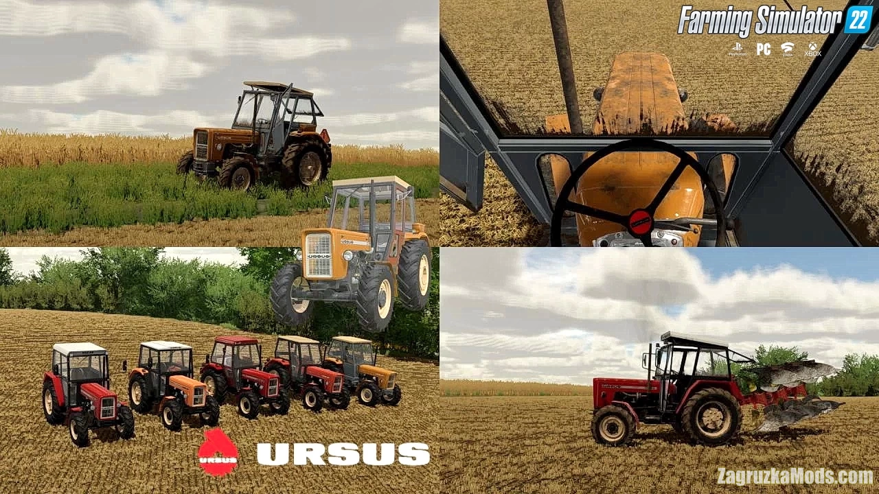 Ursus C355/C355M/C360/3P 4x2, 4x4 v1.1 for FS22 Ursus C355/C355M/C360/3P 4x2, 4x4 v1.1 for FS22