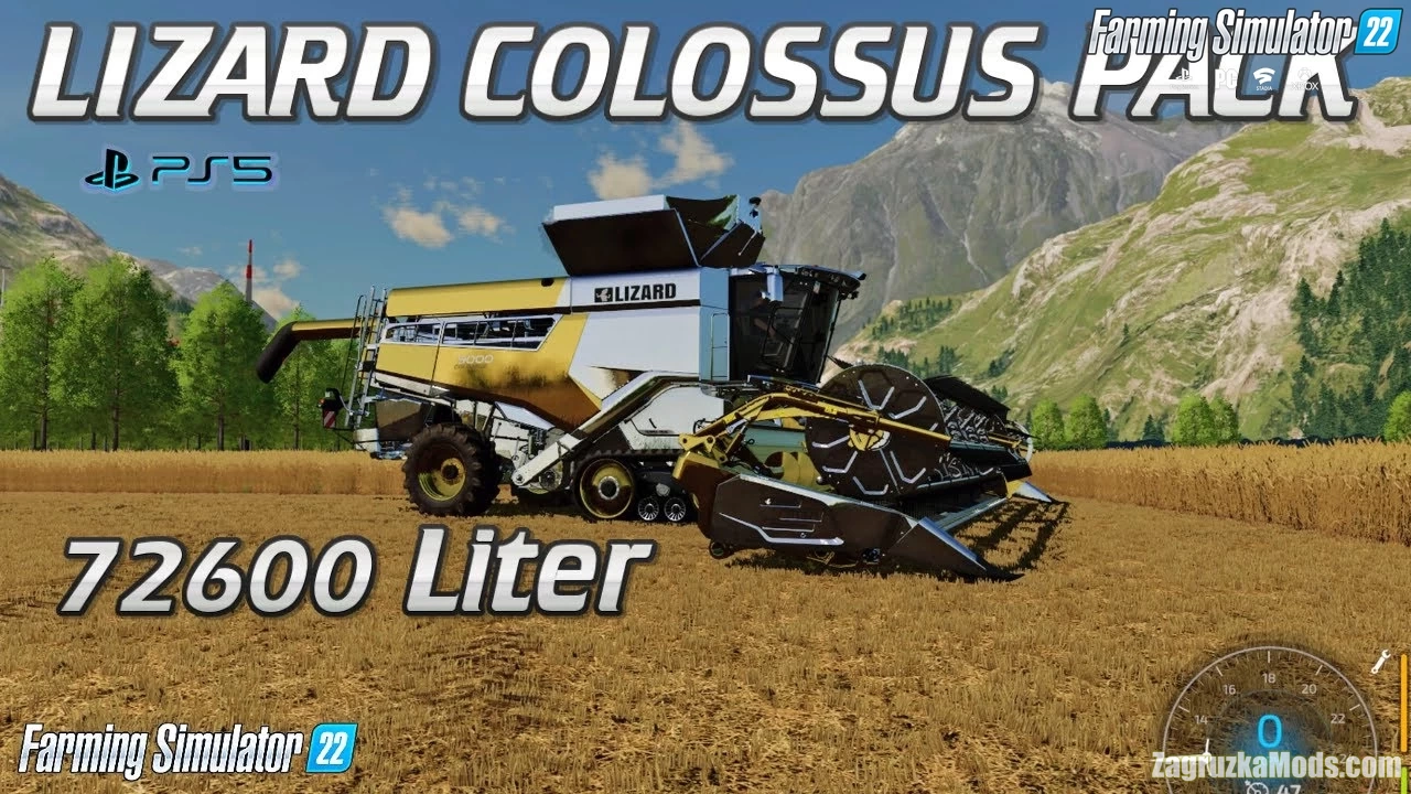 Lizard Colossus Harvesters Pack v5.3.3 for FS22