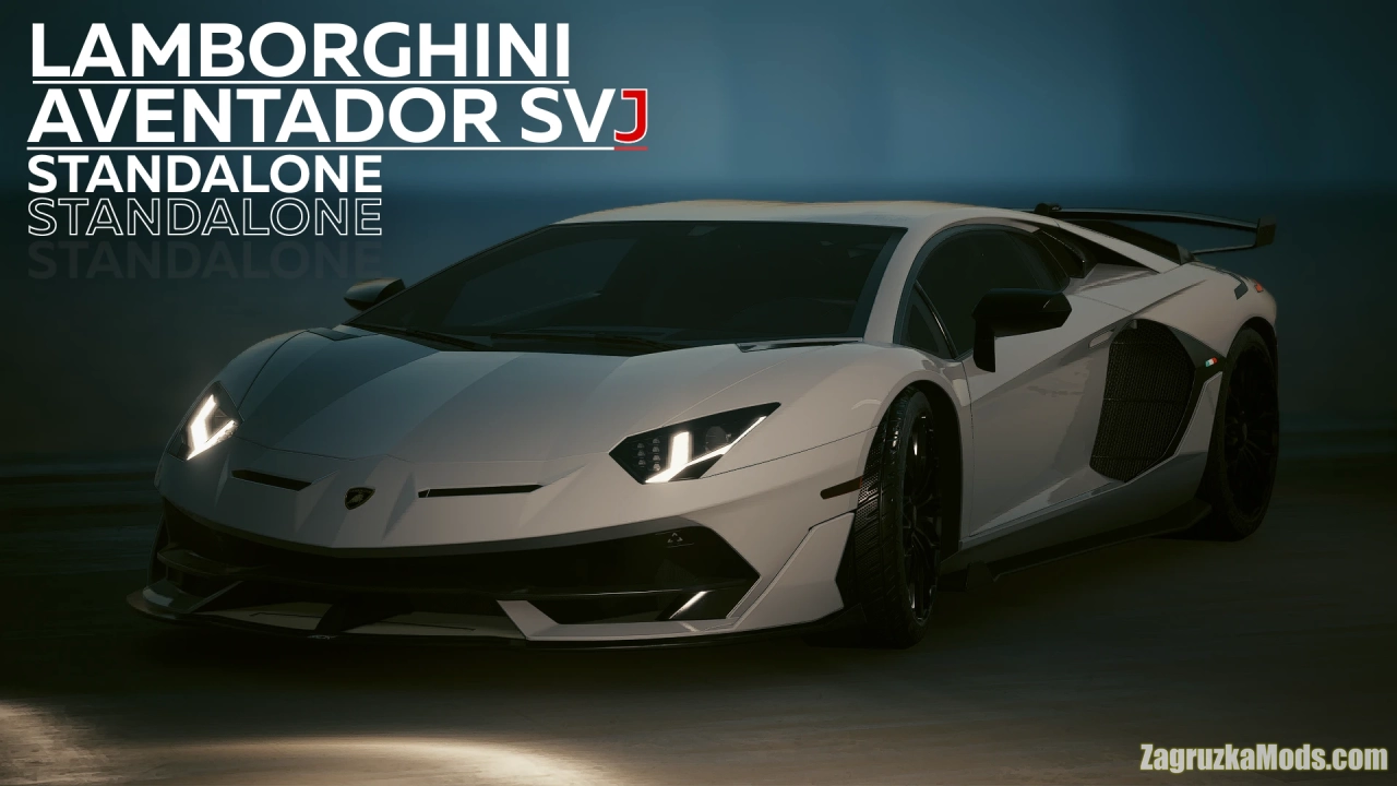 Lamborghini Aventador SVJ v1.3 for CyberPunk 2077