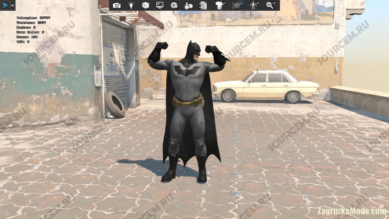 Batman Classic (Fortnite) v2.0 for Counter-Strike 2
