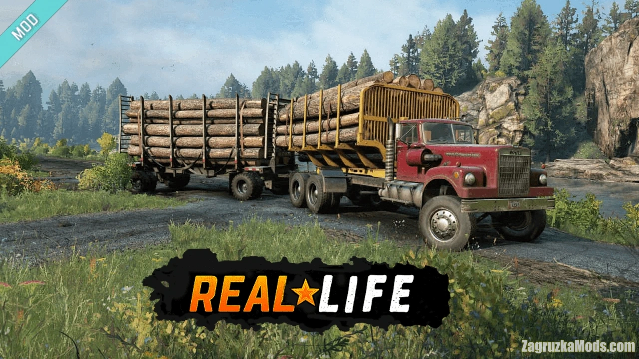 Real Life Mod & Bugs Fixed v22.0.1 for Snowrunner