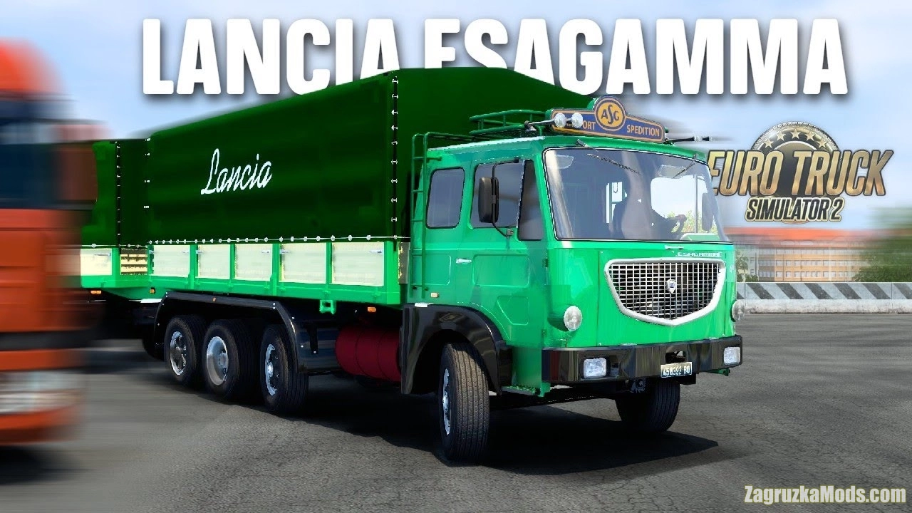 Lancia Esagamma Truck + Interior v2.3 (1.49.x) for ETS2