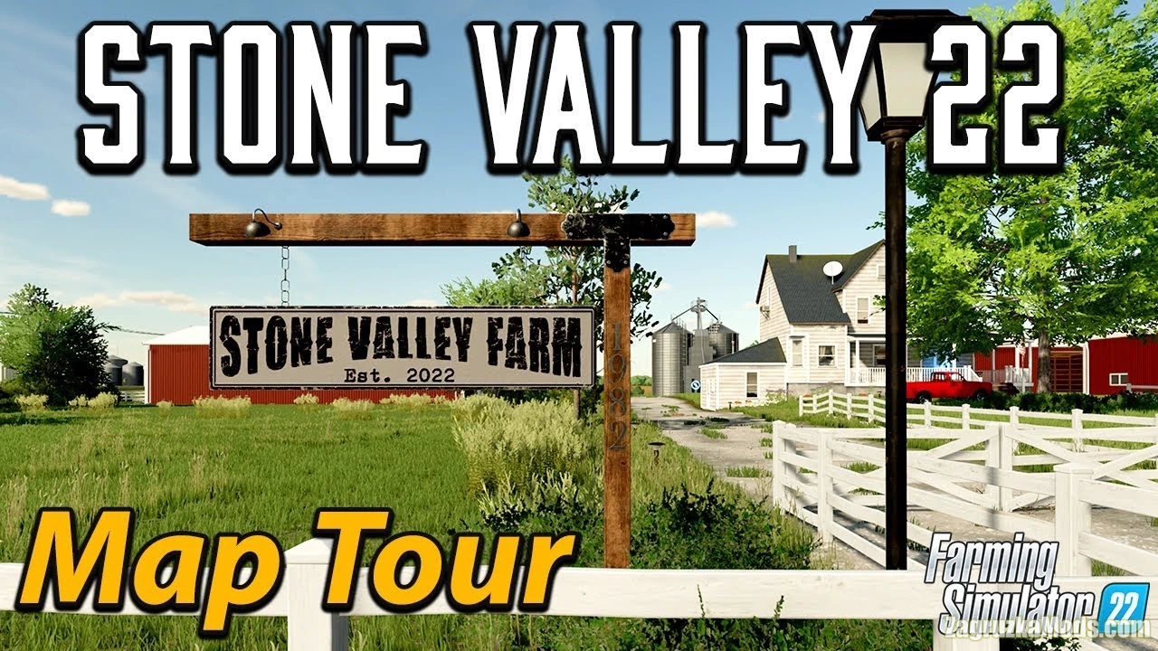 Stone Valley 22 Map v1.2 By Lancyboi for FS22