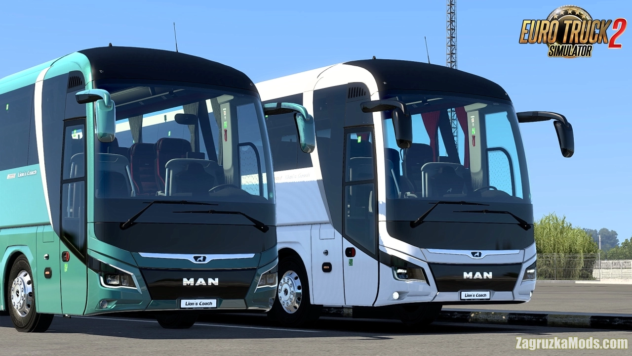 Man Lions Coach 2023 Bus Mod v1.2 (1.51.x) for ETS2