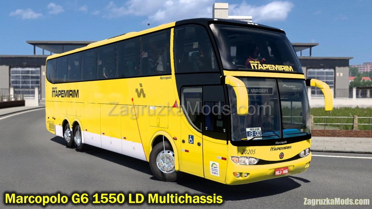 Marcopolo G6 1550 LD Multichassis Bus v3.0 (1.49.x) for ETS2