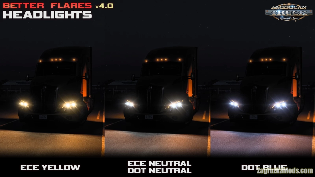 Better Flares Mod v4.3.1 (1.49.x) for ATS