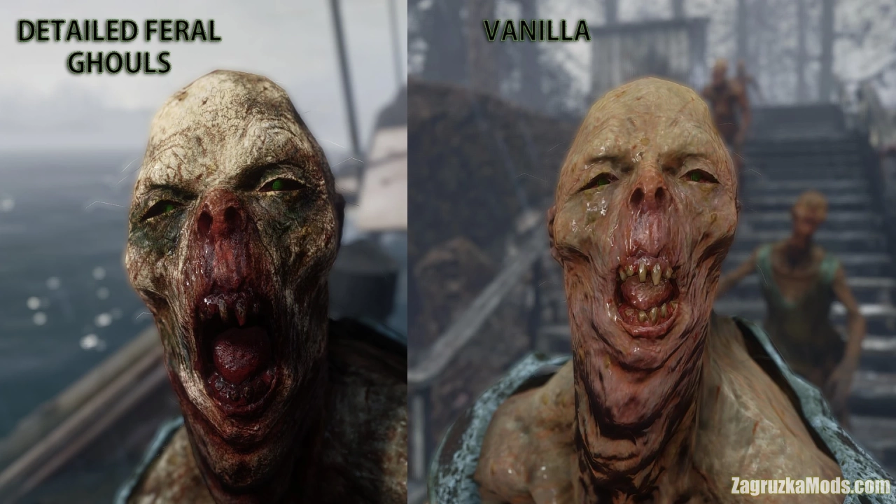 Detailed Texture Feral Ghouls v3.1 for Fallout 4