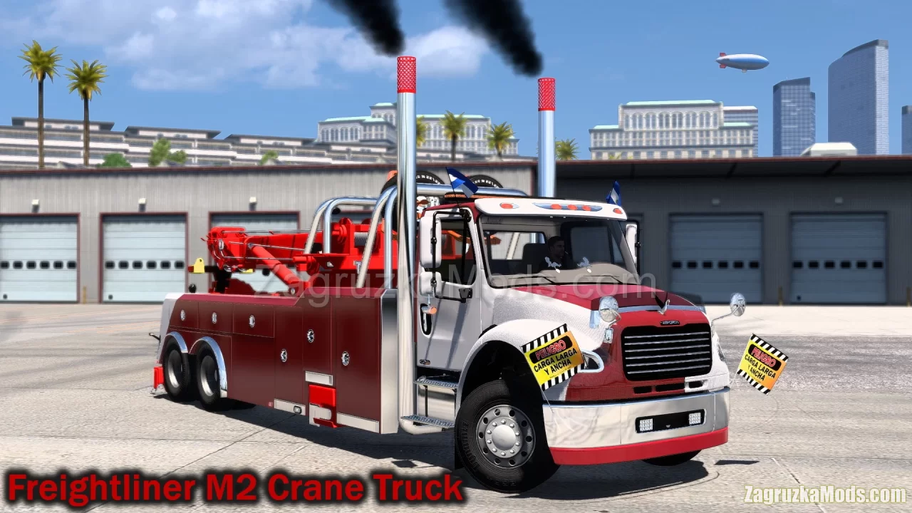 Freightliner M2 Crane Truck v1.0 (1.49.x) for ATS