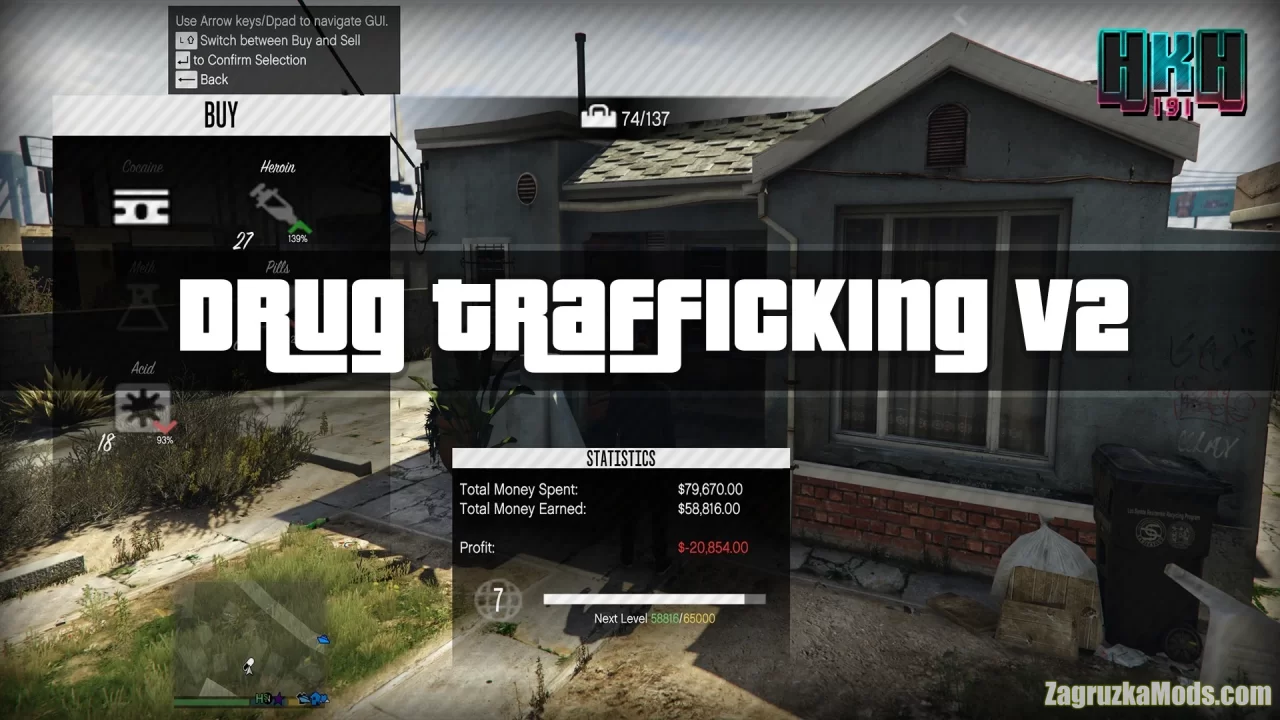 Drug Trafficking V2 v5.1 for GTA 5