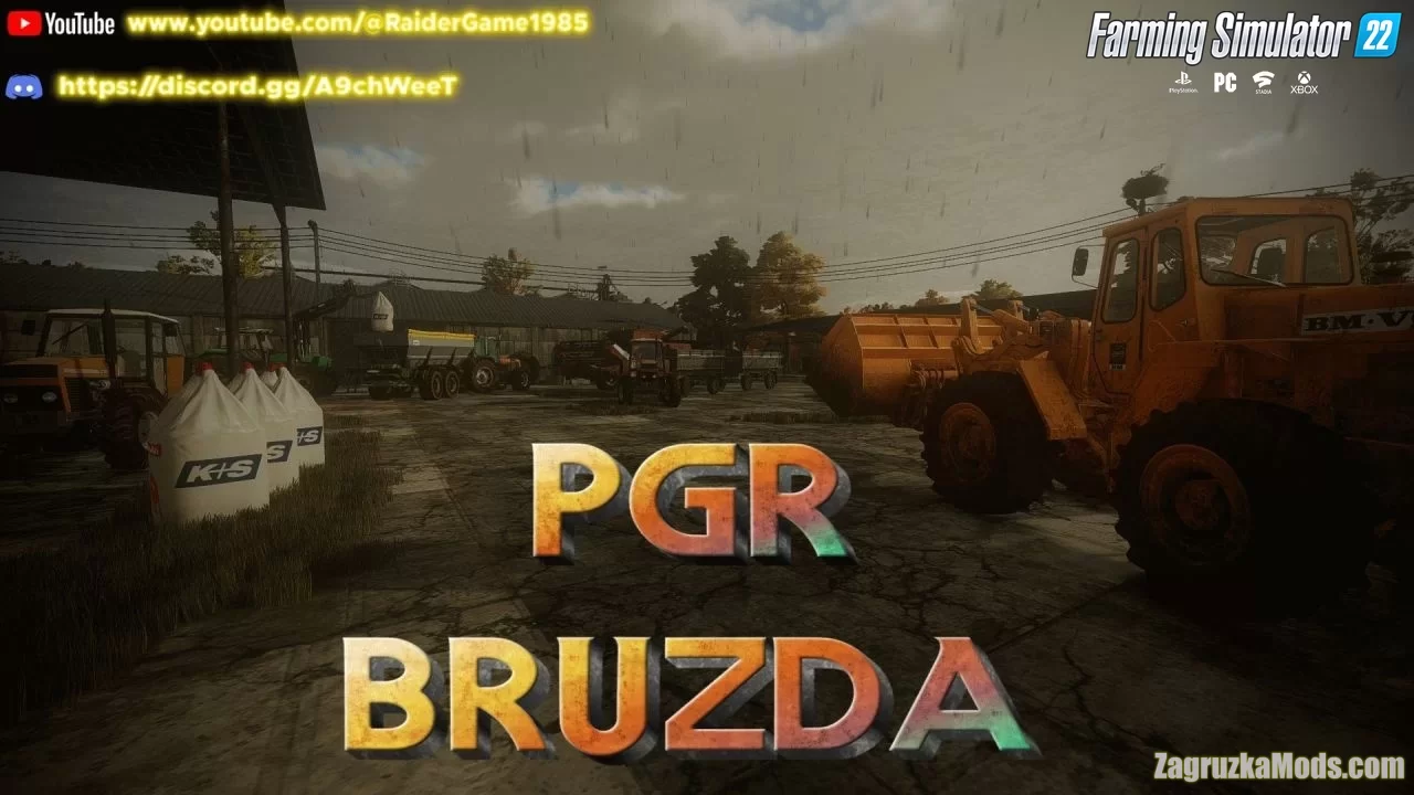 PGR Bruzda (Multifruit) Map v1.3.1.1 for FS22