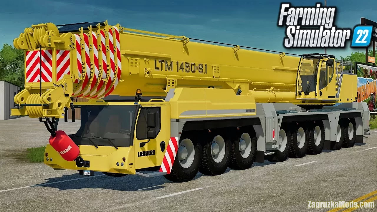 Liebherr LTM1450 Mobile Crane v1.1 for FS22