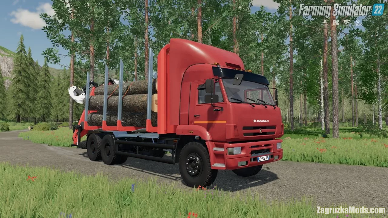 KamAZ 6520 Manipulator Truck v1.0 for FS22