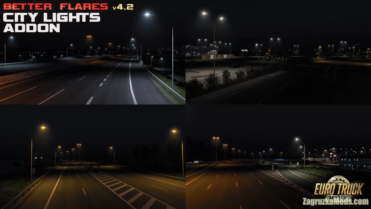 Better Flares Mod v4.6.6 (1.58.x) for ETS2