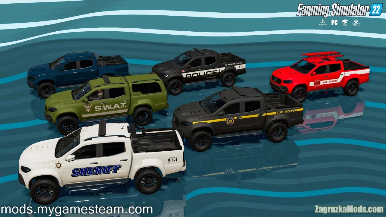 Mercedes Benz X Class 2018 v1.2 for FS22 Mercedes Benz X Class 2018 v1.2 for FS22
