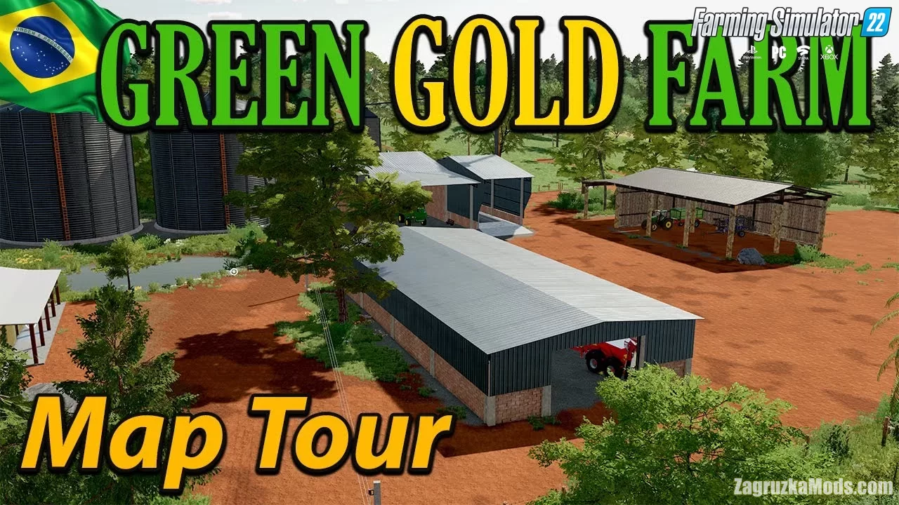 Green Gold Farm Map v1.2 for FS22
