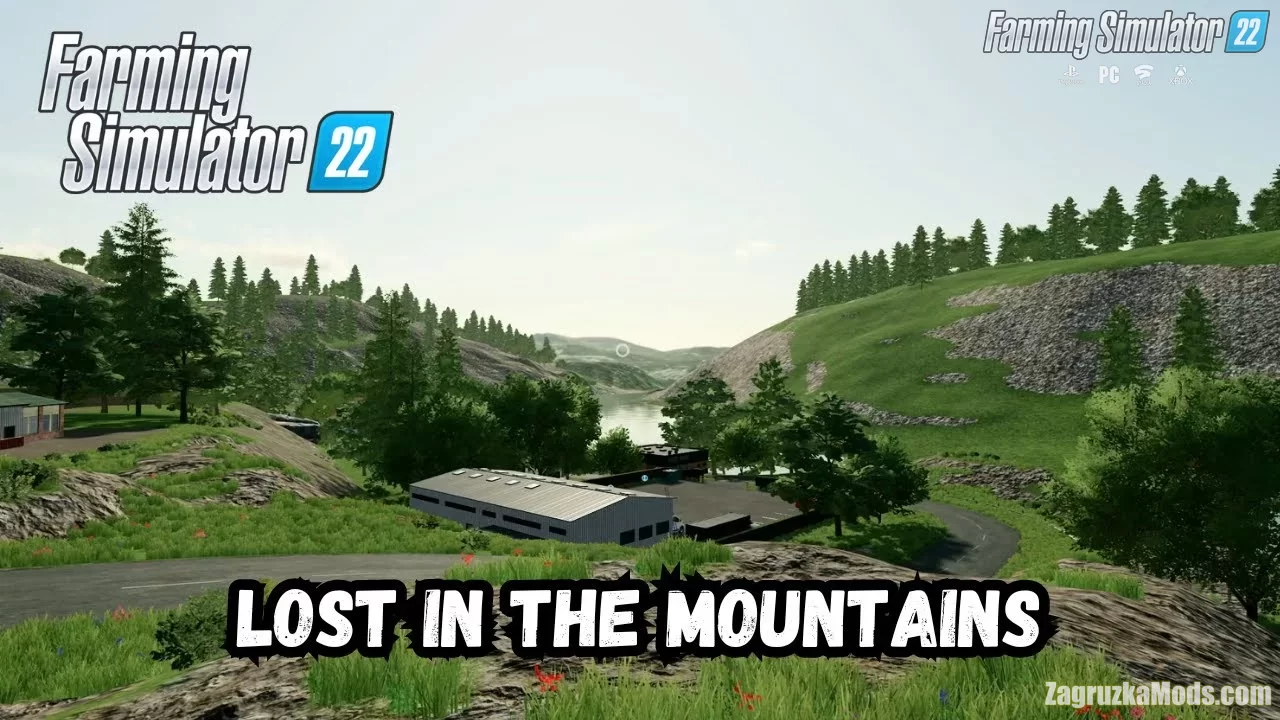 Lost In The Mountains Map v1.1 for FS22 Lost In The Mountains Map v1.1 for FS22