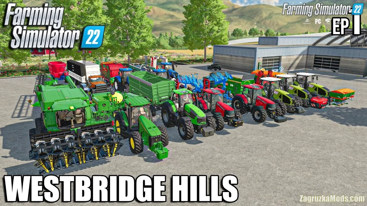Westbrigde Hills Map v1.3 for FS22