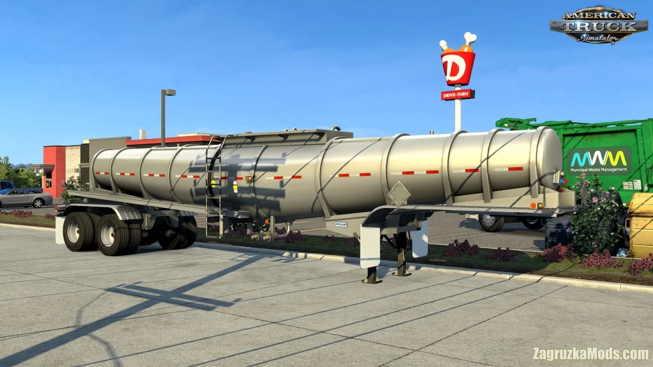 Polar Deep Drop Tanker Trailer v1.1 (1.49.x) for ATS