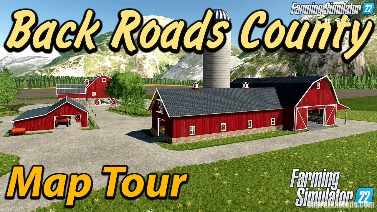 Back Roads County 4x Map v1.0.0.1 for FS22