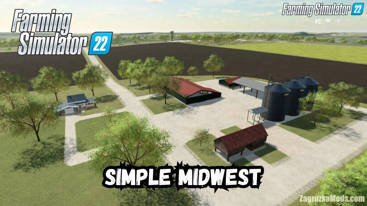 Simple Midwest Map v1.0.2.1 for FS22