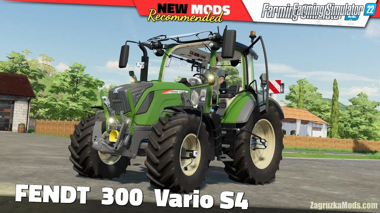 Fendt 300 Vario S4 Tractor v1.0 for FS22