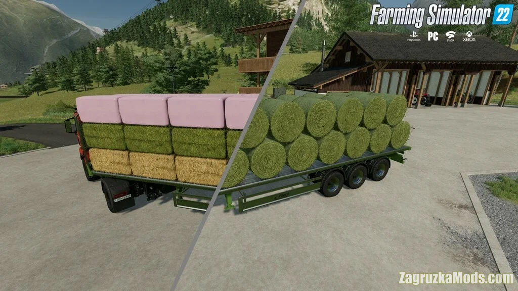 Fliegl Flatbed Semitrailer v1.0.4 for FS22