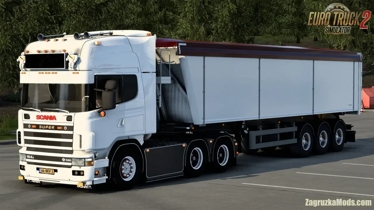 Scania 164G V8 + FKM Custom Sound v1.0 (1.49.x) for ETS2