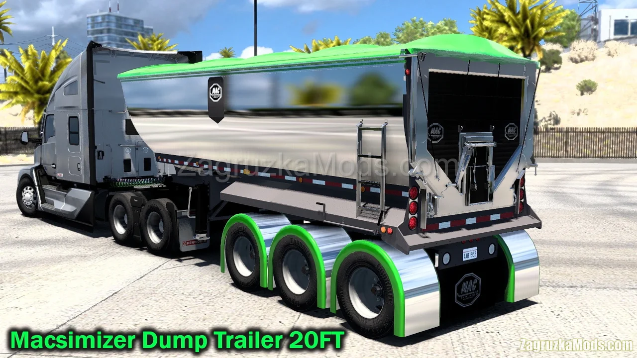 Macsimizer Dump Trailer 20FT v1.5 (1.49.x) for ATS