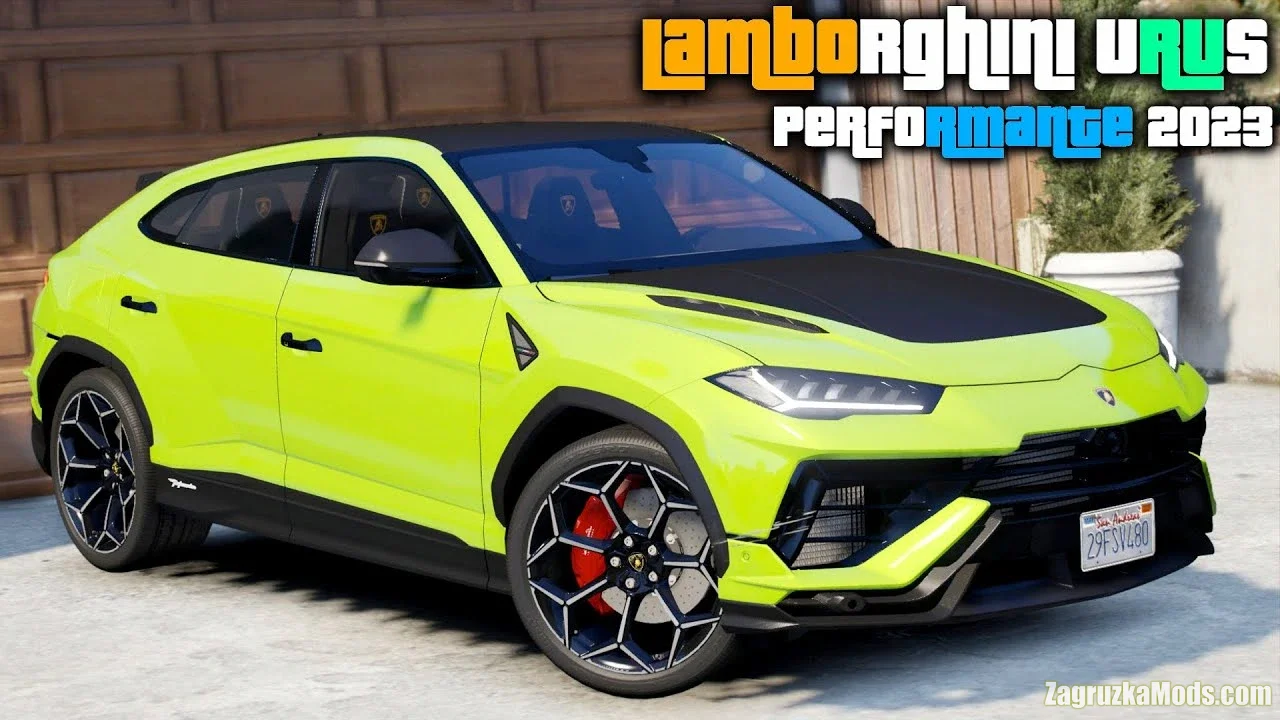 Lamborghini Urus Performante 2023 v1.3 for GTA 5