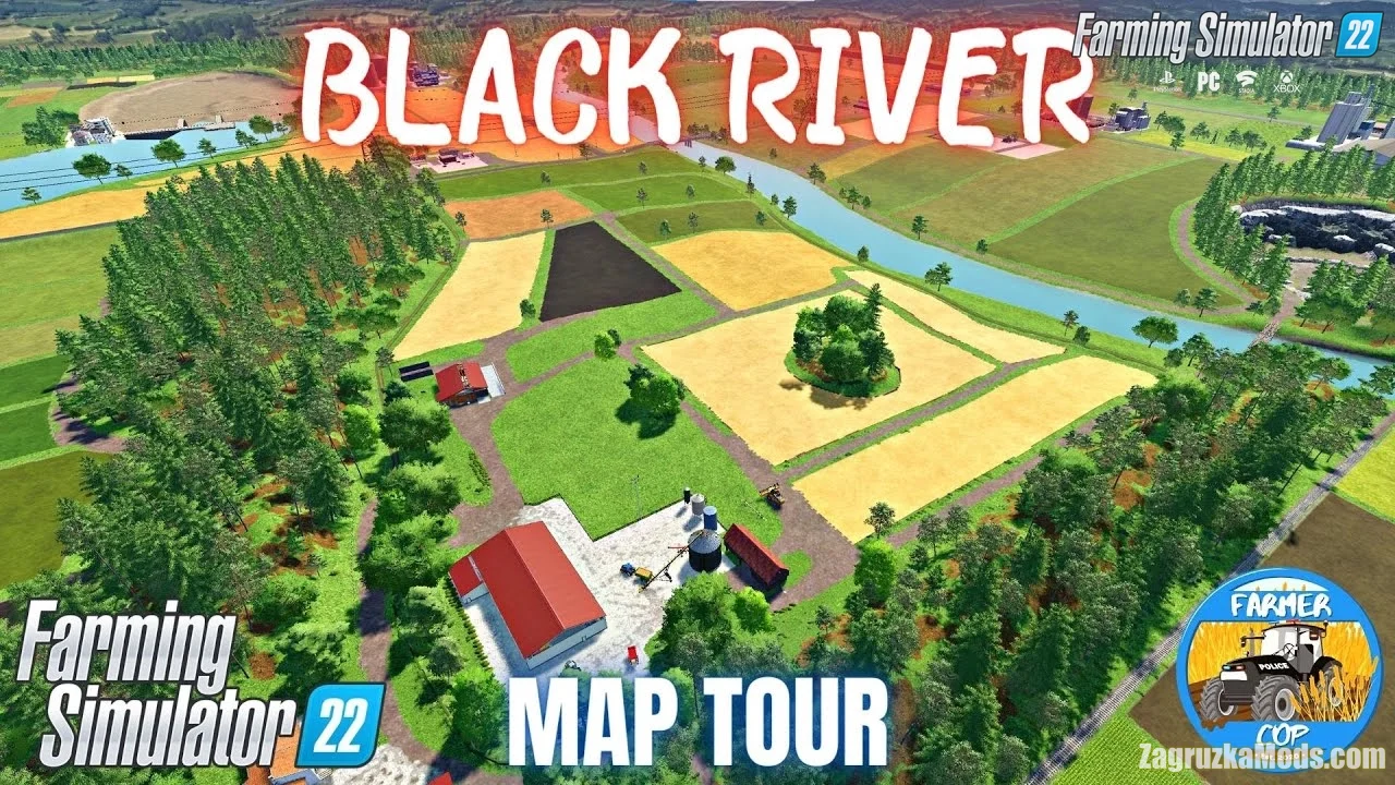 Black River Map v2.0 for FS22