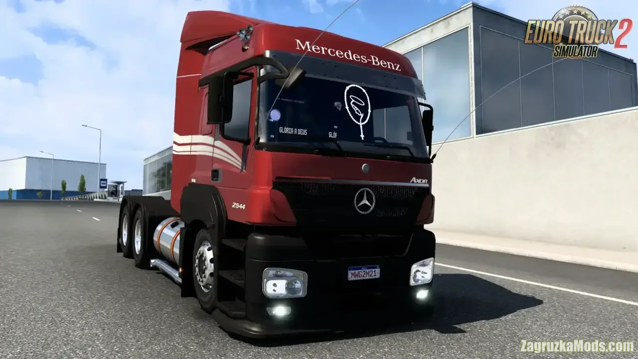 Mercedes Benz Axor 2544 + Interior v2.0 (1.53.x) for ETS2