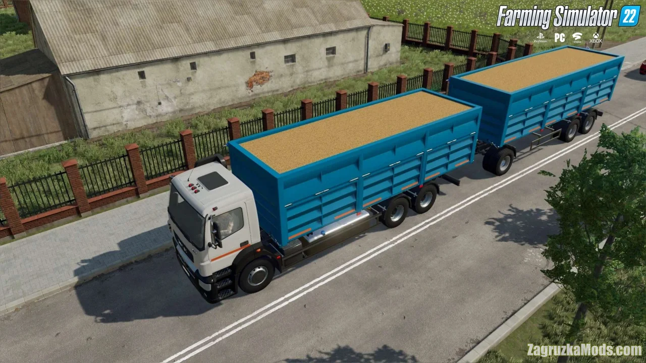 KamAZ 5490 Truck + Trailer v1.0 for FS22 KamAZ 5490 Truck + Trailer v1.0 for FS22