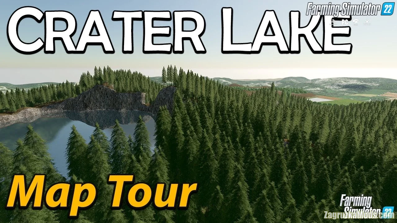 Crater Lake 22 Map v1.5.0.1 for FS22