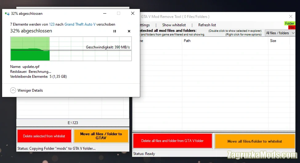 Mod Remove Tool v2.4.8.2 for GTA 5