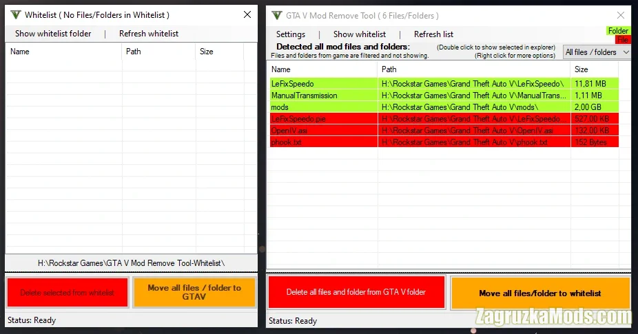 Mod Remove Tool v2.4.8.2 for GTA 5