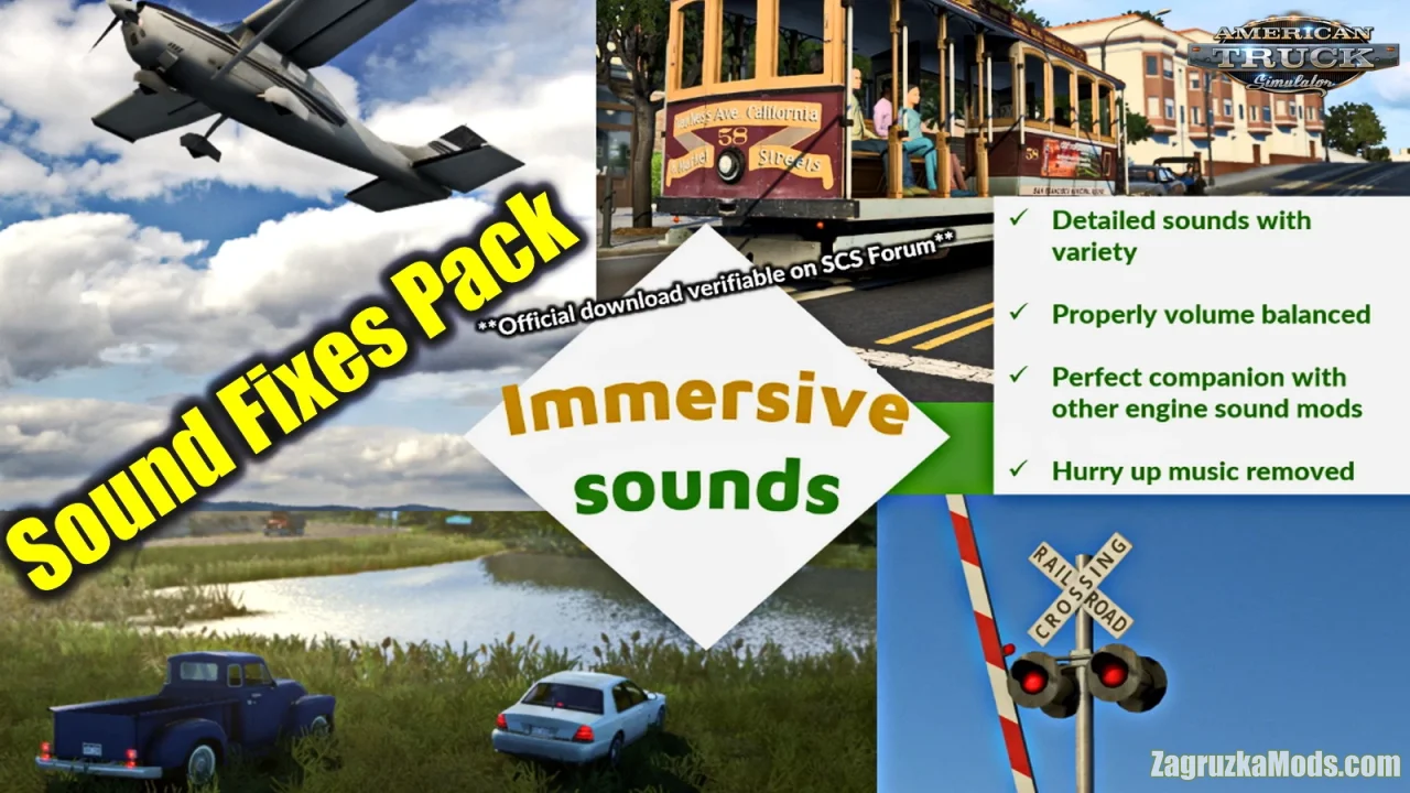Sound Fixes Pack v26.32 for ATS and ETS2 (1.59.x)
