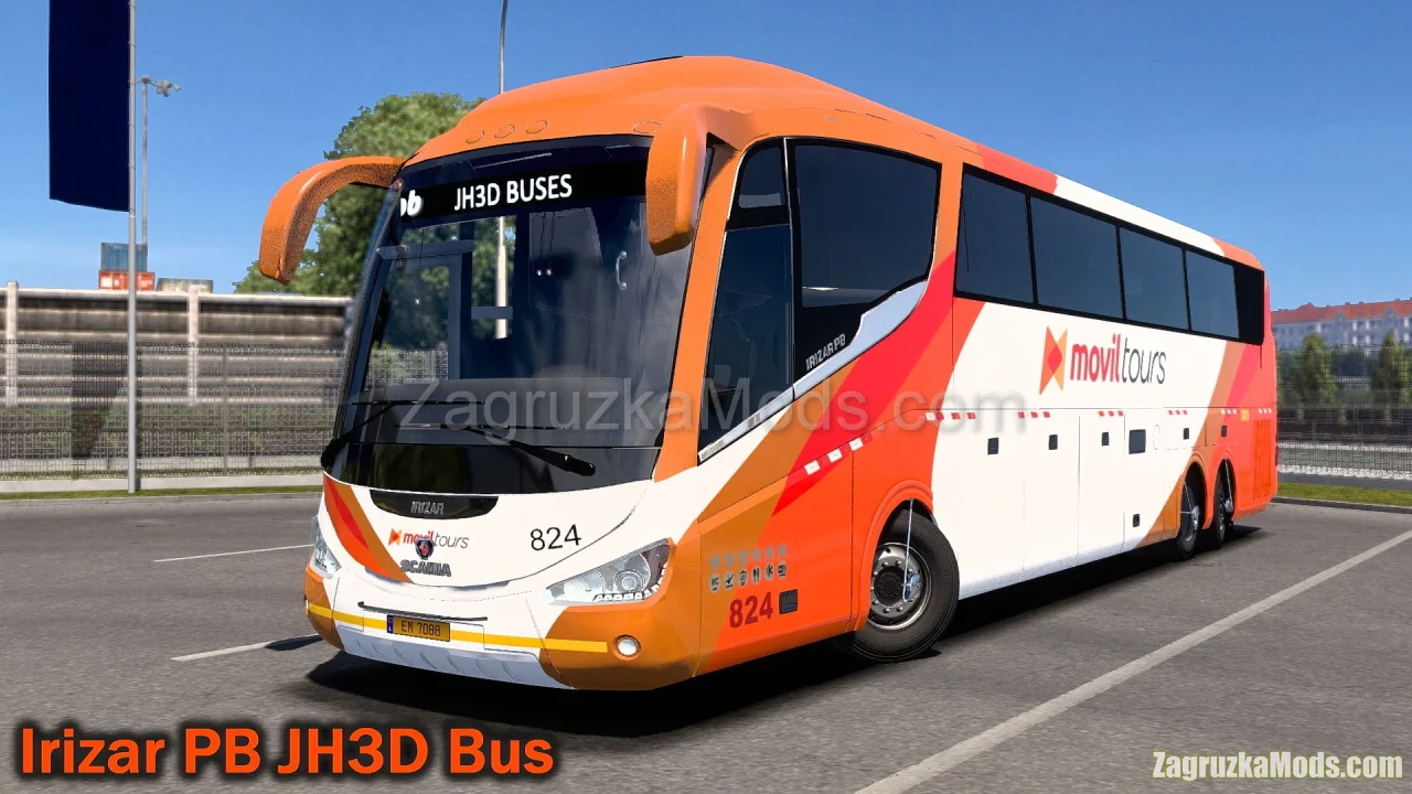 Irizar PB JH3D Bus + Interior v1.1 (1.49.x) for ETS2