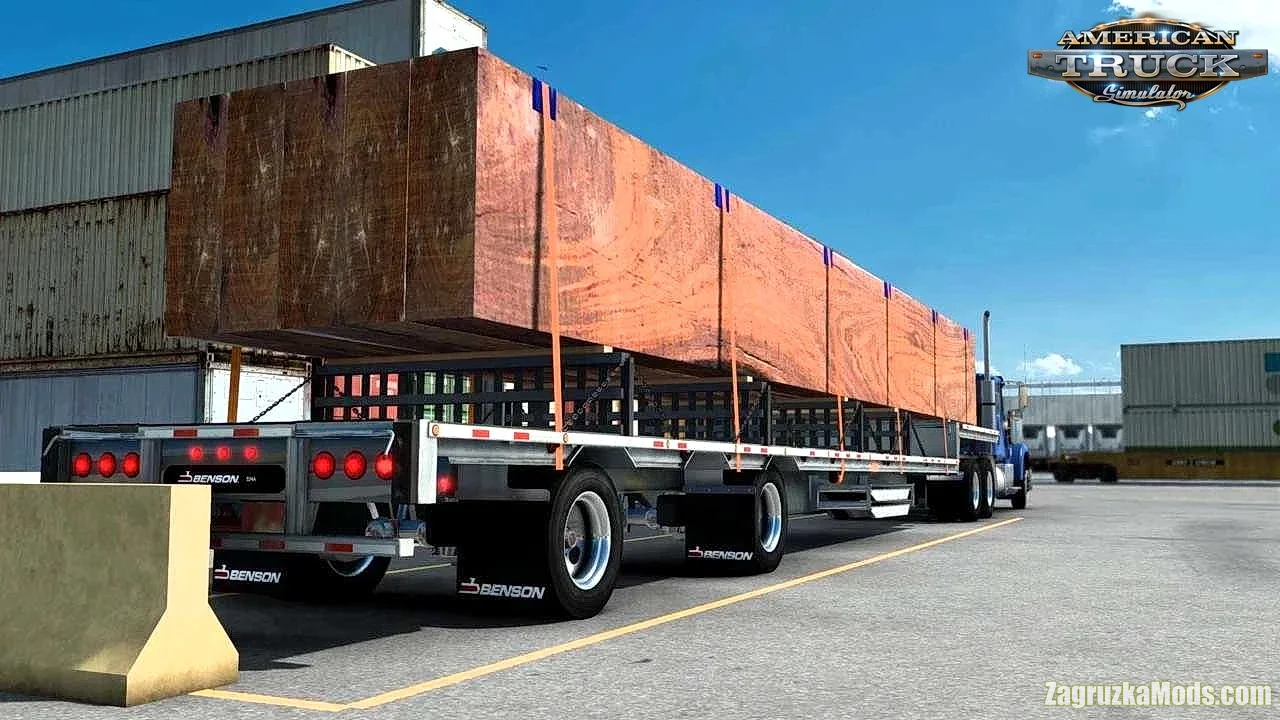 Benson Dropdeck Ownable Trailer v1.3 (1.50.x) for ATS