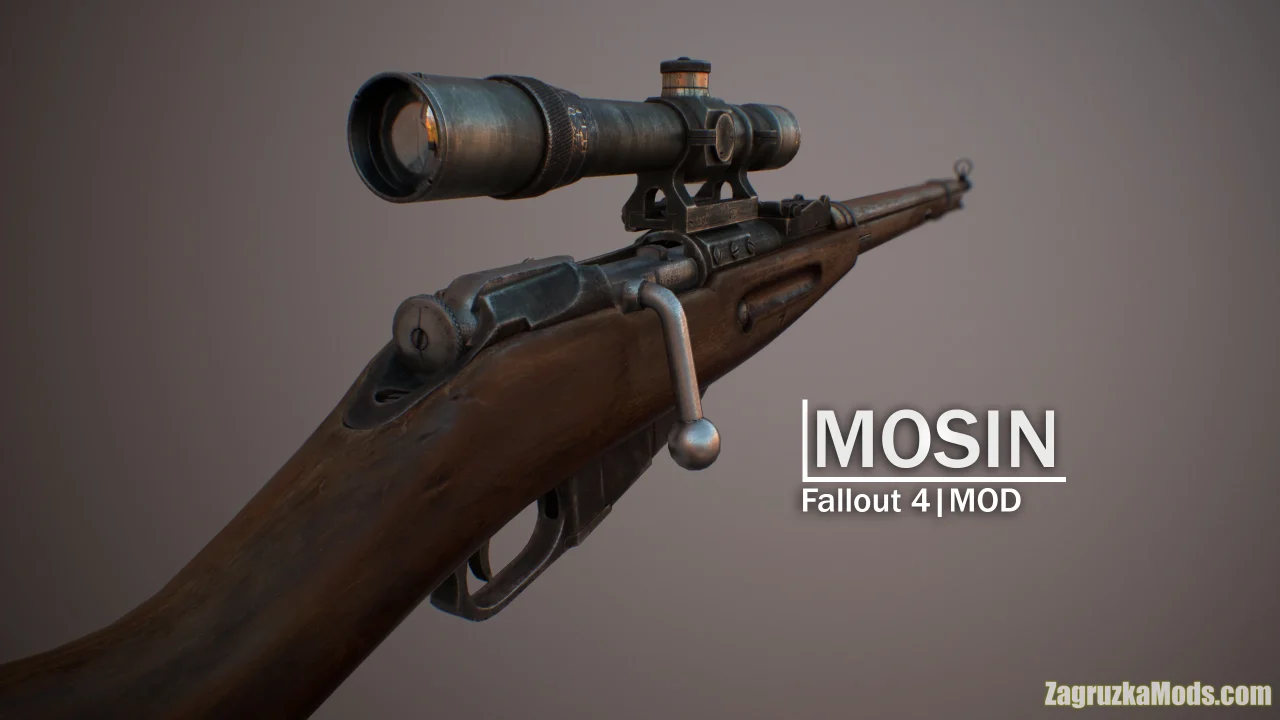 Mosin Nagant - Sniper Rifle v1.2 for Fallout 4