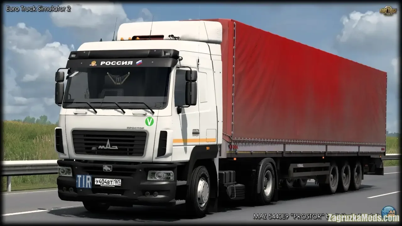 MAZ 5440E9 Prostor By Nikola Trucks v2.0 (1.50.x) for ETS2