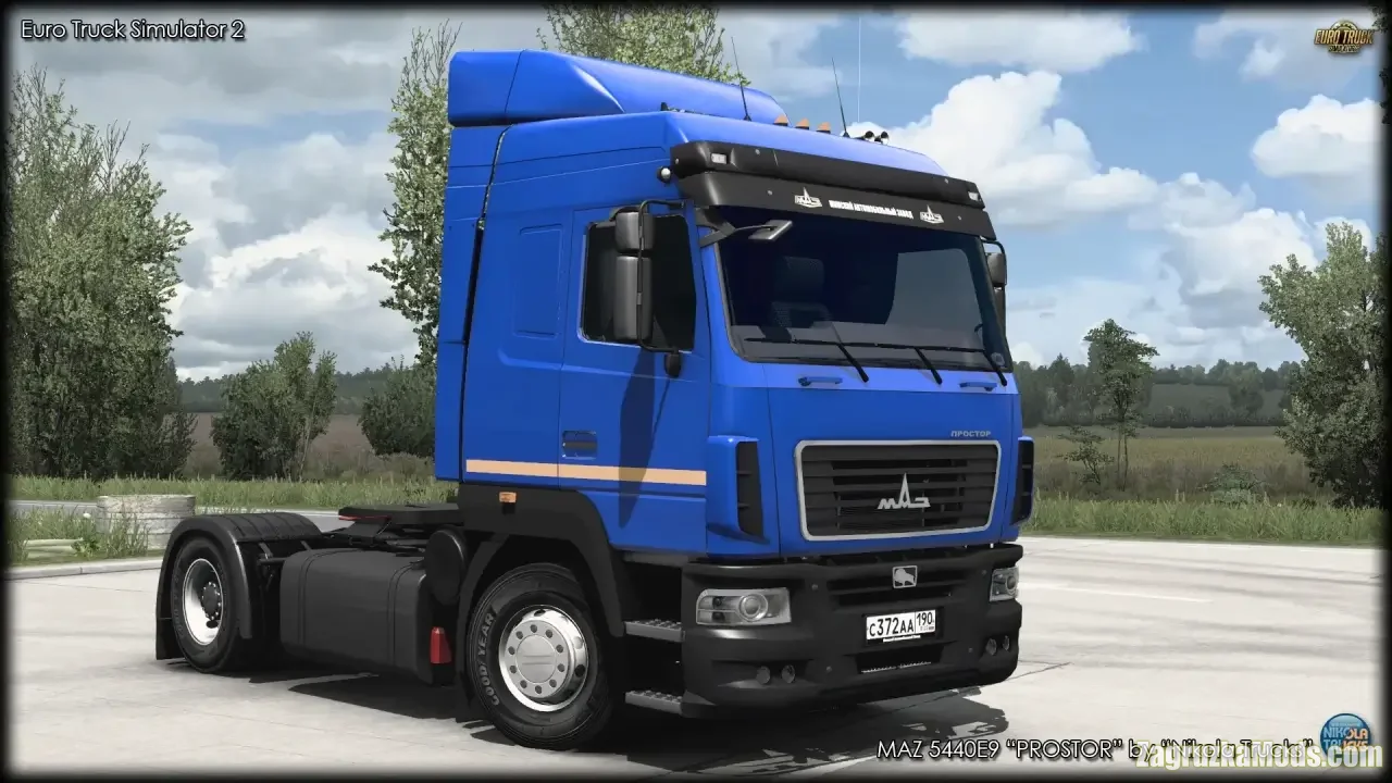 MAZ 5440E9 Prostor By Nikola Trucks v3.2 (1.53.x) for ETS2