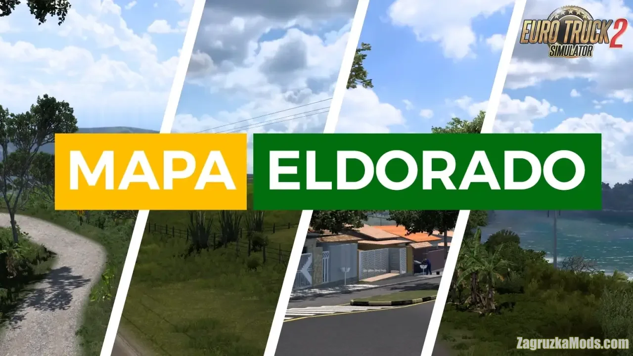 Eldorado Map v2.1 by Elvisfelix (1.50.x) for ETS2