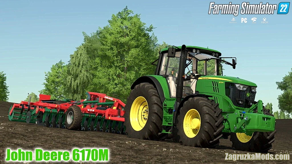 John Deere 6170M Tractor v1.0.0.1 for FS22