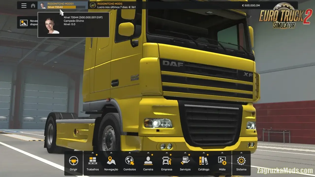 XP And MONEY Mod v1.0 (1.50.x) for ETS2