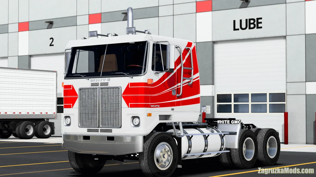 GMC White Cabover Truck v1.5 By Station95 (1.54.x) for ATS GMC White Cabover Truck v1.5 By Station95 (1.54.x) for ATS