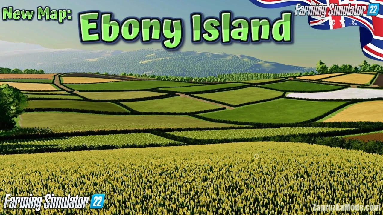 Ebony Island Map v1.5 for FS22