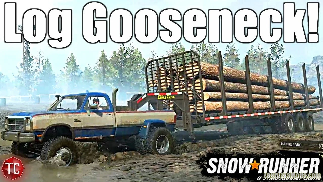Gooseneck Trailer Pack v1.2 for SnowRunner