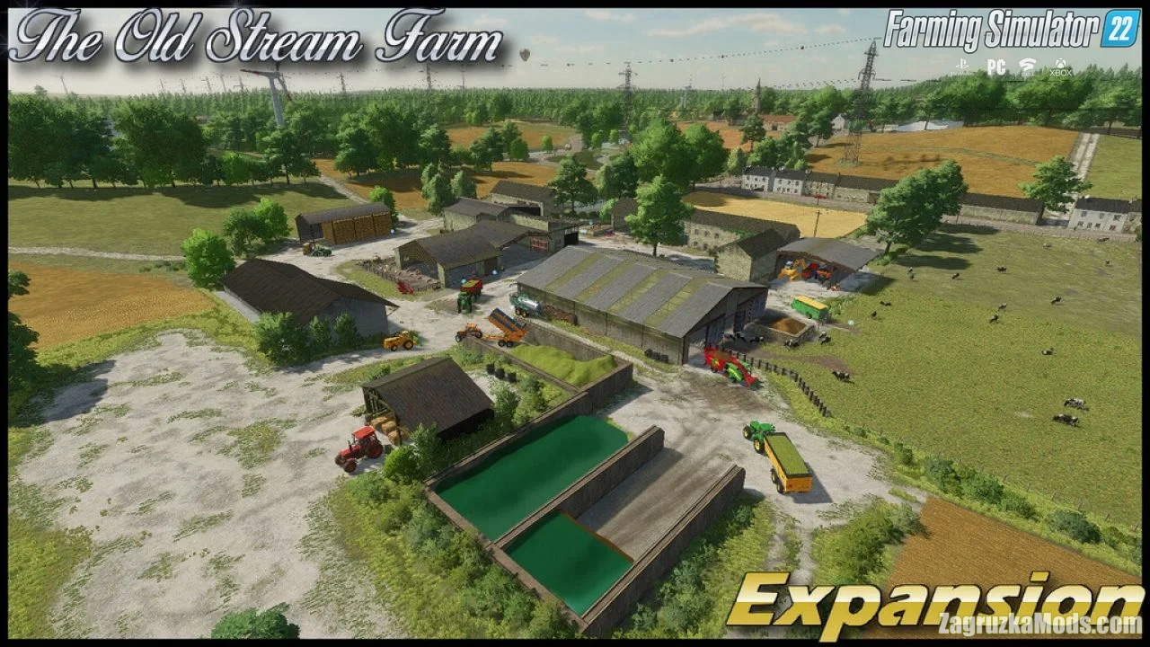 The Old Stream Farm Expansion Map v1.0.0.1 for FS22